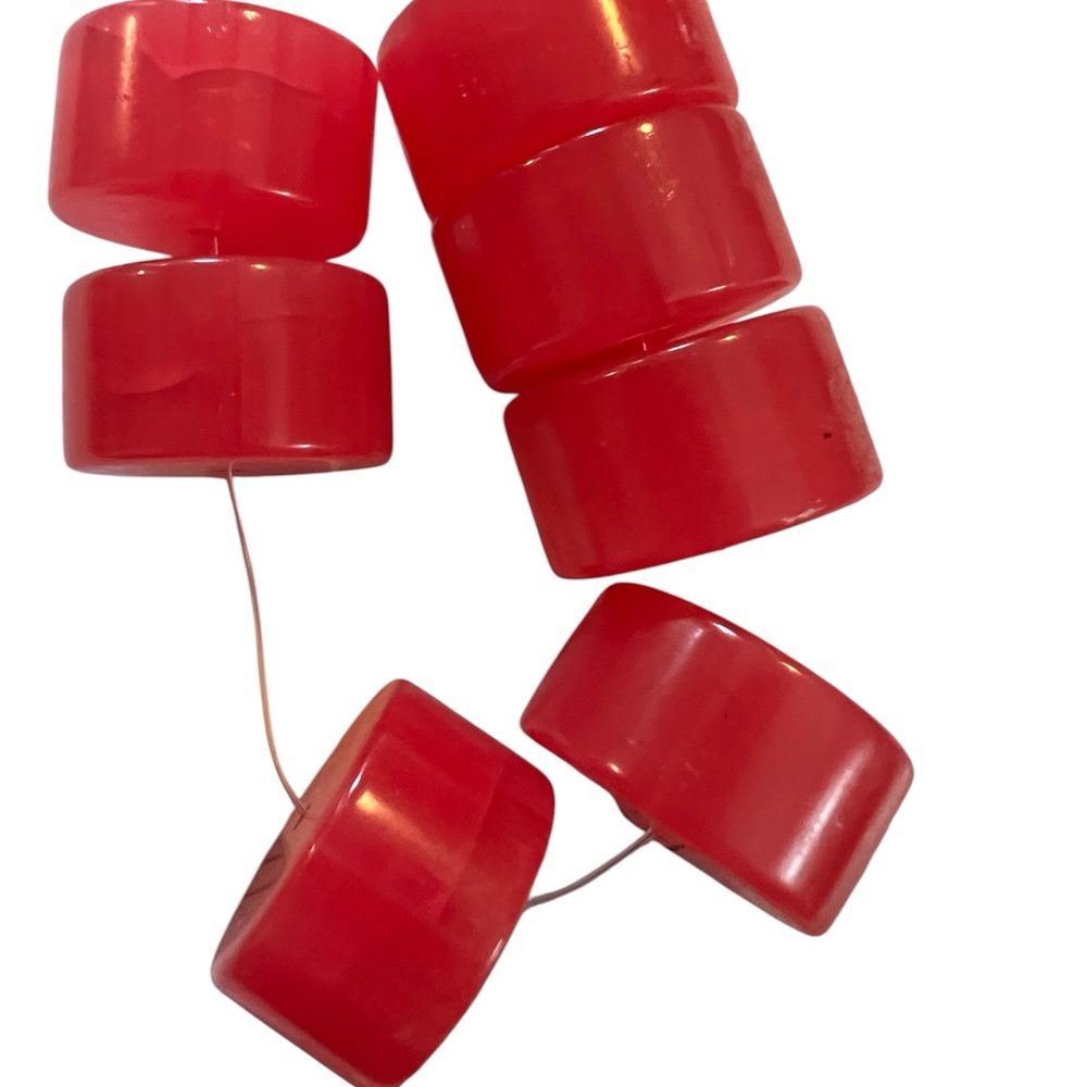 Vintage Lucite Beads Pink